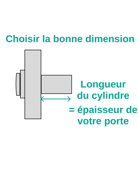 Verrou à bouton Concorde pour porte d'entrée, cylindre 40mm, acier, 3 clés, époxy bronze - THIRARD Verrous