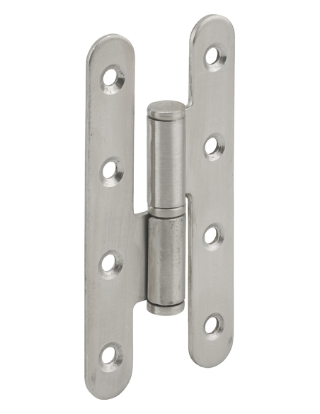 Paumelle de Paris porte d'entrée / d'intérieur, 110x55x2.5mm, inox, gauche - THIRARD Paumelle de porte d'entrée