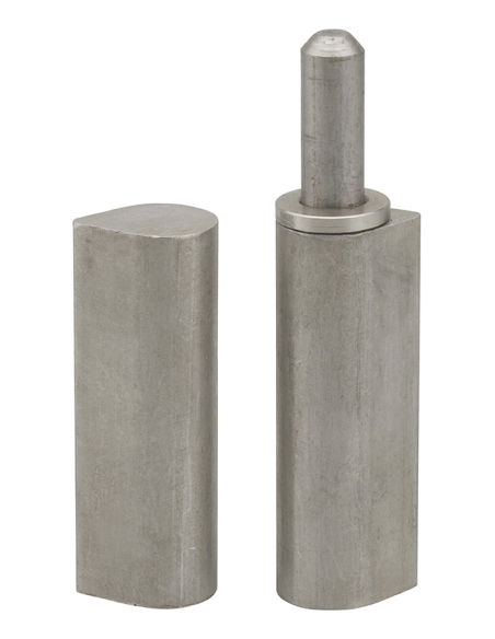 Paumelle de porte d'entrée / d'intérieur à souder, inox, 20x25x140mm - THIRARD Paumelle de porte d'entrée