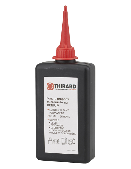 Lubrifiant poudre graphite pour cylindre, 95ml - THIRARD Lubrifiants