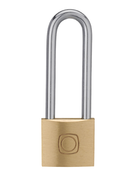 Cadenas à clé Type 1, laiton, intérieur, anse demi-haute acier, 30mm, 2 clés - THIRARD Cadenas à clé