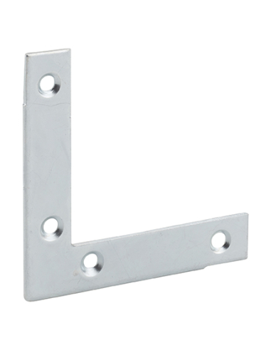 Equerre de fenêtre pour porte, 60x60x12,5mm, bouts carrés, acier zingué - THIRARD Equerre
