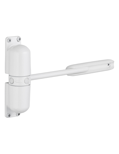 Ferme-porte automatique pour porte légère, blanc - THIRARD Ferme porte
