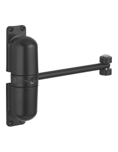 Ferme-porte automatique à roulettes pour porte légère, noir - THIRARD Ferme porte