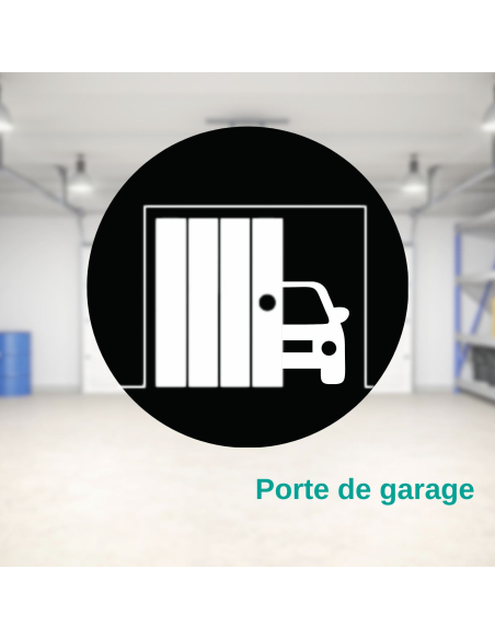 Verrou à bouton Corvette pour porte de garage, cylindre 30mm, pêne 160mm, acier, 3 clés, époxy bronze - THIRARD FBA