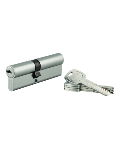 Cylindre de serrure double entrée Trafic 6 UNIKEY (achetez-en plusieurs, ouvrez avec la même clé), 40x40mm, 5 clés - THIRARD ...
