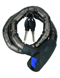 Antivol à clé Scorp, câble blindé acier, vélo, 25mmx0.85m, 2 clés, noir - THIRARD Antivols à clé