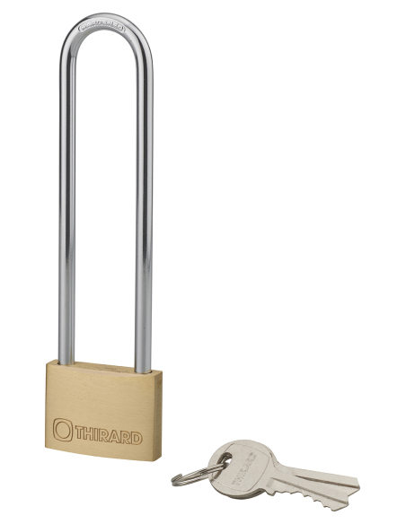 Cadenas à clé Type 1+ UNIKEY (achetez-en plusieurs, ouvrez avec la même clé), 45mm, 2 clés - THIRARD Cadenas à clé