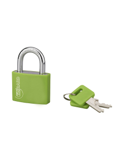 Cadenas à clé Maxium Color Vert, intérieur, aluminium, 40mm, 2 clés - THIRARD Cadenas à clé