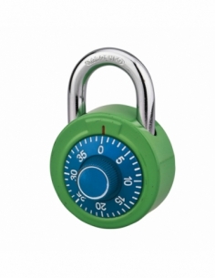 Cadenas à bouton de combinaison Collège, anse acier cémenté nickelé - THIRARD Cadenas à combinaison
