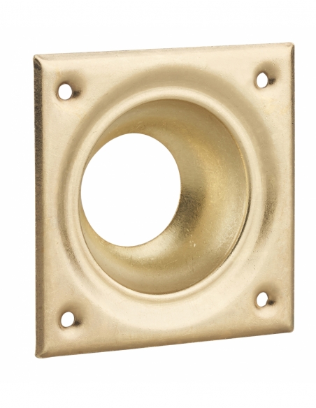 Entrée à cuvette pour verrou, Ø23mm, laiton - THIRARD Entrée à cuvette