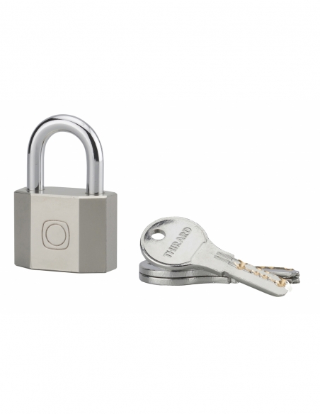 Cadenas à clé Octo, acier, chantier, anse acier, 40mm, 3 clés - THIRARD Cadenas à clé