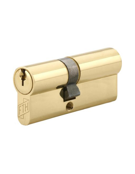 Cylindre de serrure double entrée FTH 5G, 30x40mm, cylindre et clés en laiton, 3 clés crantées - FTH Cylindres à double entrée
