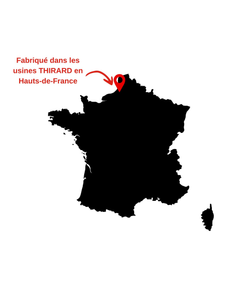 Range bûches noir pour intérieur et extérieur Serena, acier, 400x525mm - THIRARD FBA
