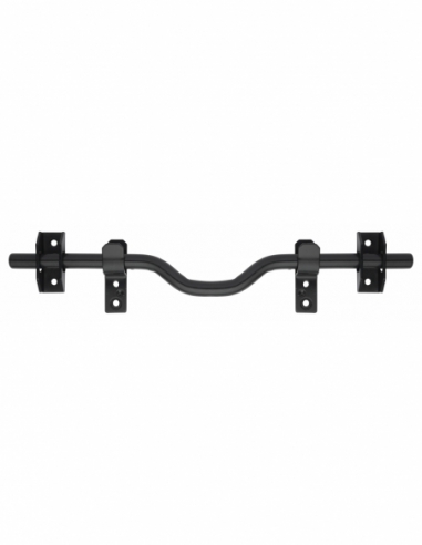 Barre de sécurité pour volet bois, acier, Ø18x410mm, zingué noir - THIRARD FBA