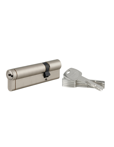 Cylindre de serrure débrayable Transit 1, 30x80mm, 5 clés, nickelé - THIRARD Cylindre de serrure