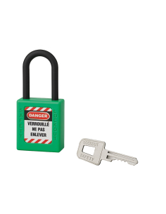 Cadenas de consignation 40mm, anse nylon 38mm, Vert - Thirard Cadenas de consignation