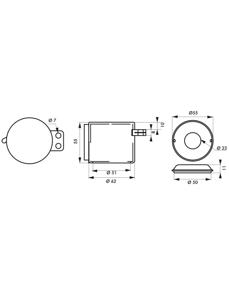 Consignation d'arrêt d'urgence amovible, diamètre 22mm - THIRARD Consignation