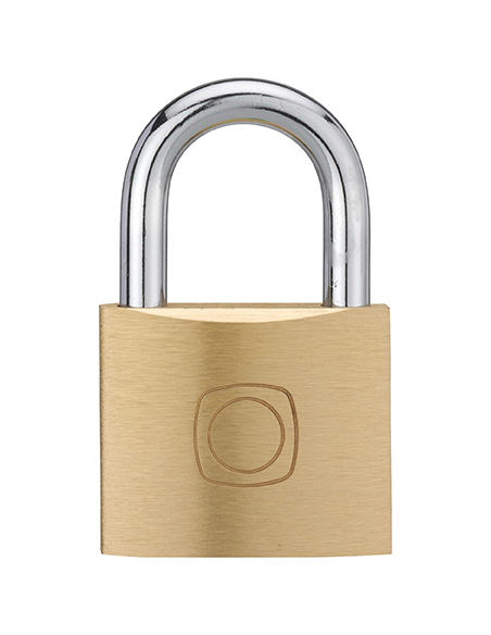 Cadenas à clé Type 1, laiton, intérieur, anse acier, 40mm, 3 clés - THIRARD Cadenas à clé