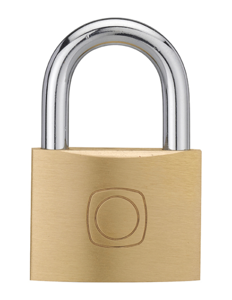 Cadenas à clé Type 1, laiton, intérieur, anse acier, 50mm, 3 clés - THIRARD Cadenas à clé