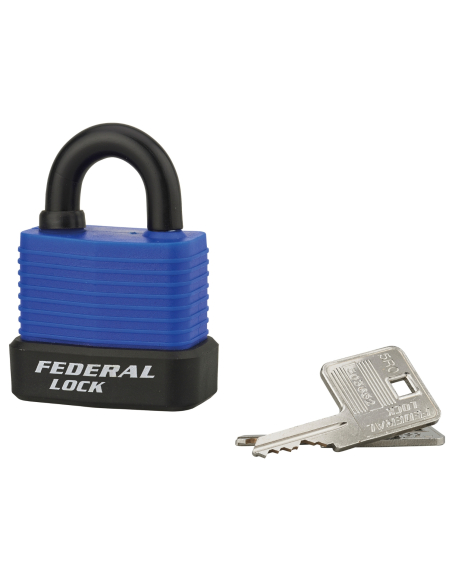 Cadenas à clé Bumper UNIKEY (achetez-en plusieurs, ouvrez avec la même clé), 45mm, 2 clés - THIRARD Cadenas s'entrouvrant