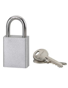 Cadenas à clé Cobble UNIKEY (achetez-en plusieurs, ouvrez avec la même clé), 38mm, 2 clés - THIRARD Cadenas s'entrouvrant
