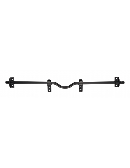 Barre de sécurité pour volet bois, acier, Ø18x800mm, zingué noir - THIRARD FBA