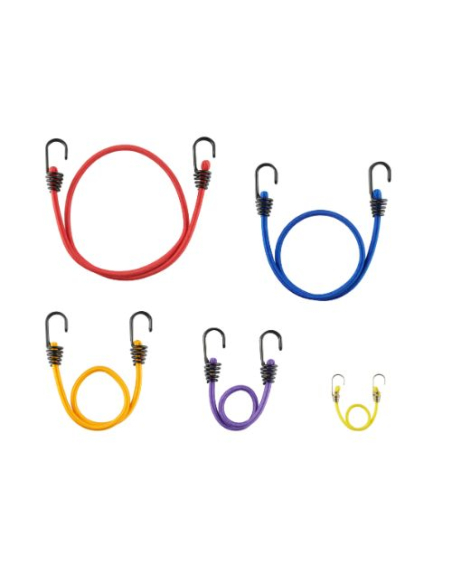 Lot de 10 tendeurs à crochet, couleurs assorties - THIRARD FBA