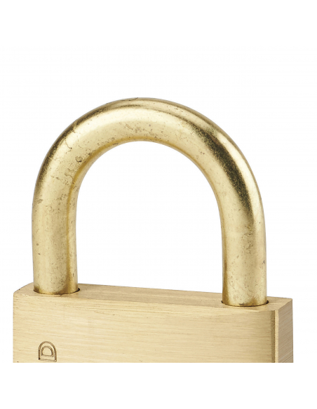 Cadenas à clé Type 1, laiton, extérieur, anse acier, 45mm, 2 clés - THIRARD FBA
