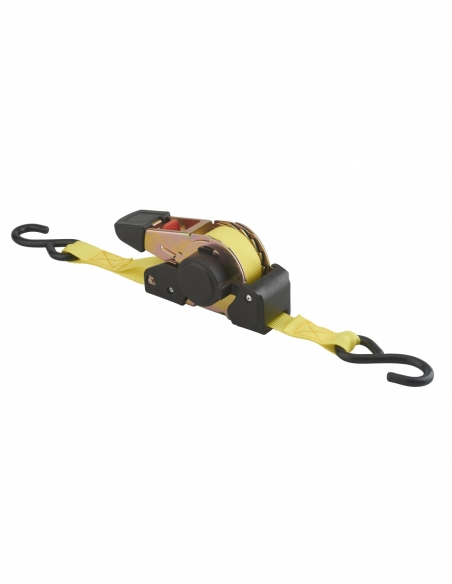 Sangle de serrage, 3.5m, à cliquet automatique, jaune - THIRARD FBA