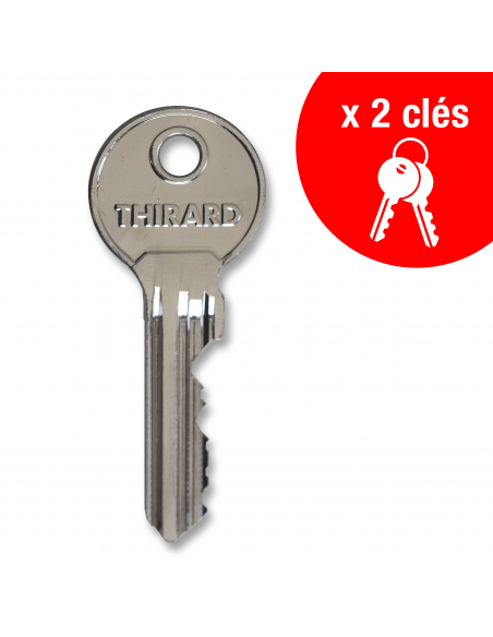 Cadenas à clé Marinox, inox, extérieur, anse protégée inox, 60mm, 2 clés - THIRARD FBA