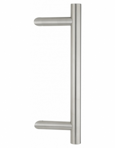 Paire de poignée pour porte battante, inox, entr'axe 400mm - THIRARD FBA