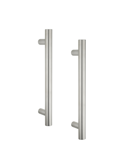 Paire de poignée pour porte battante, entr'axe 300mm, inox - THIRARD FBA