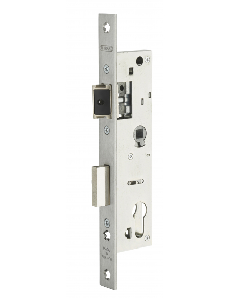 Boitier de serrure à cylindre pour porte d'entrée, axe 30 mm, entr'axe 70 mm - THIRARD FBA