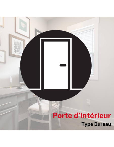 Boitier de serrure magnétique encastrable à cylindre pour porte intérieure à sécuriser, axe 50mm, bouts ronds - THIRARD Serru...