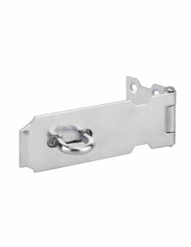 Porte cadenas pour fermeture de coffre et porte, 125mm, acier, zingué - THIRARD Porte cadenas
