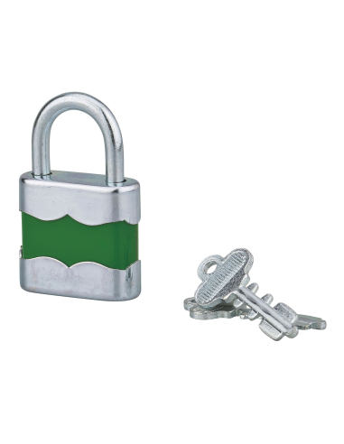 Cadenas à clé AUTO22, 25mm, anse acier zingué, 2 clés - SP Cadenas