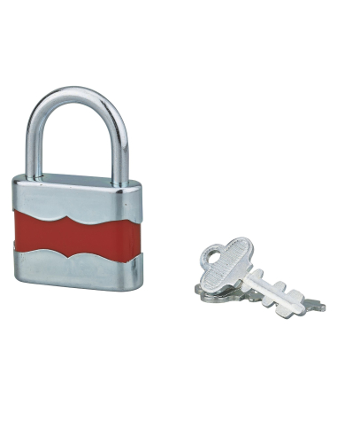 Cadenas à clé AUTO22, 45mm, anse acier zingué, 2 clés - SP Cadenas à clé