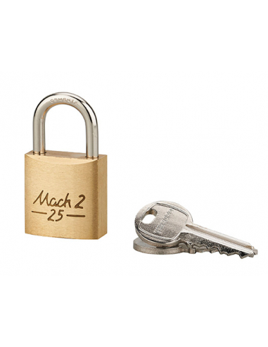 Cadenas à clé Mach 2, 25mm, 2 clés - THIRARD Cadenas à clé