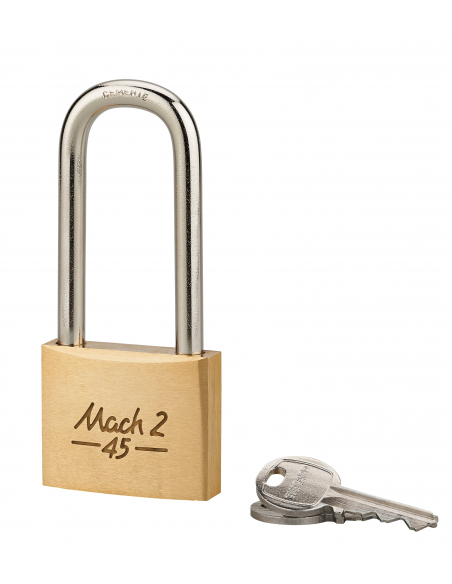 Cadenas à clé Mach 2, 45mm, anse demi-haute, 2 clés - THIRARD Cadenas à clé