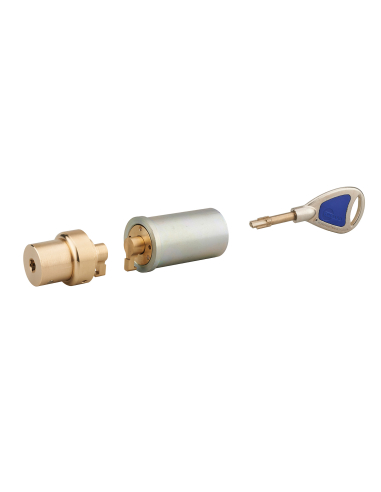 Cylindre adaptateur rond COBRA PLX, double entrée, 35x55mm, Ø 23 mm 3 clés Cylindre de serrure