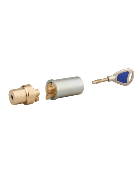 Cylindre adaptateur rond COBRA PLX, double entrée, 35x55mm, Ø 23 mm 3 clés Cylindre de serrure