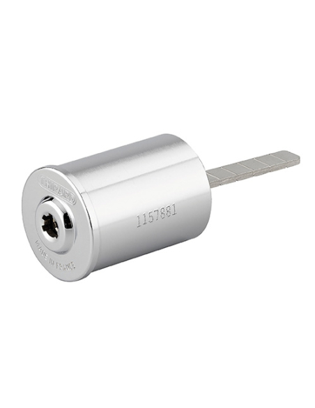 Cylindre rond Cobra M, diamètre 30 mm à languette, 3 clés - THIRARD Cylindre de serrure