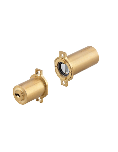 Cylindre rond adaptateur T2 FIC, 33x50mm, diamètre 26mm, 4 clés - THIRARD Cylindre de serrure