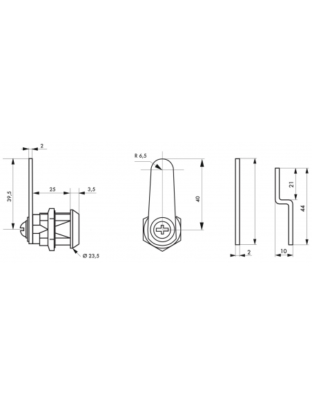Batteuse avec cames pour boîtes aux lettres, épaisseur maxi 24mm - THIRARD Batteuses boite aux lettres
