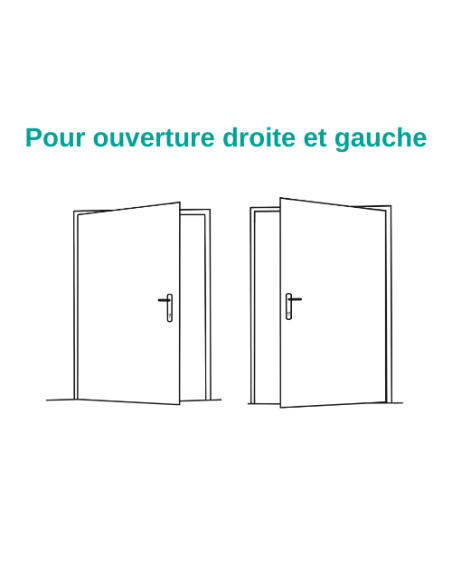 Verrou à bouton Transit 2 pour porte d'entrée, cylindre 40mm, 4 clés, époxy blanc - THIRARD Verrous de porte d'entrée