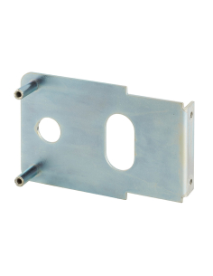 Plaque de fixation pour serrure horizontale, à souder, zingué - THIRARD Plaque de fixation