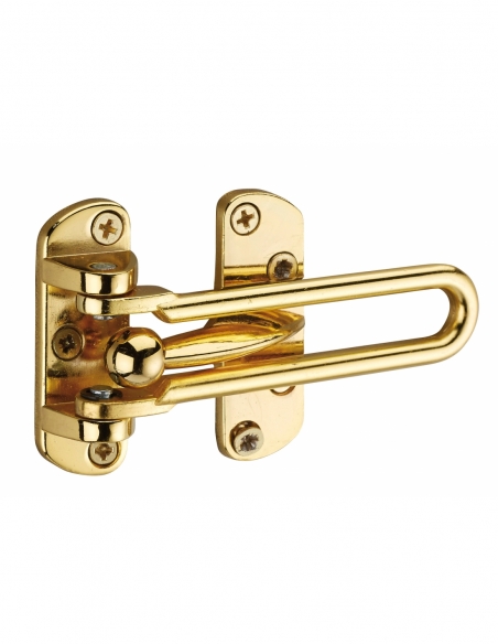 Entrebailleur pour porte d'entrée, taquet d'arrêt, 105mm, doré - THIRARD Entrebailleurs de porte