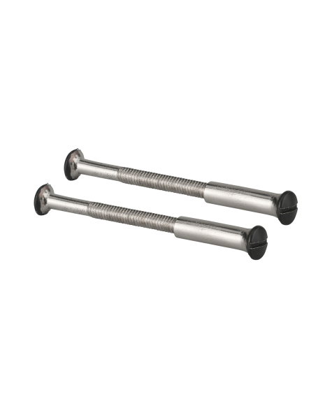 Ensemble de poignées pour porte intérieure Leto trou de clé, carré 7mm, entr'axes 165mm, noir - THIRARD Poignée