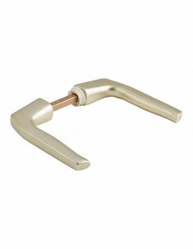 Paire de béquilles pour porte, carré 7mm, 1 portée, couleur F2 - THIRARD Béquille